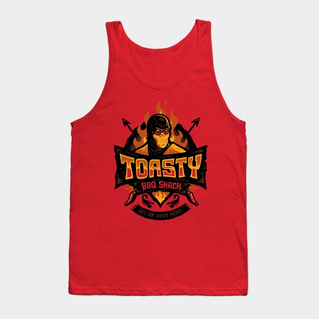 Toasty BBQ Shack Tank Top by WinterArtwork